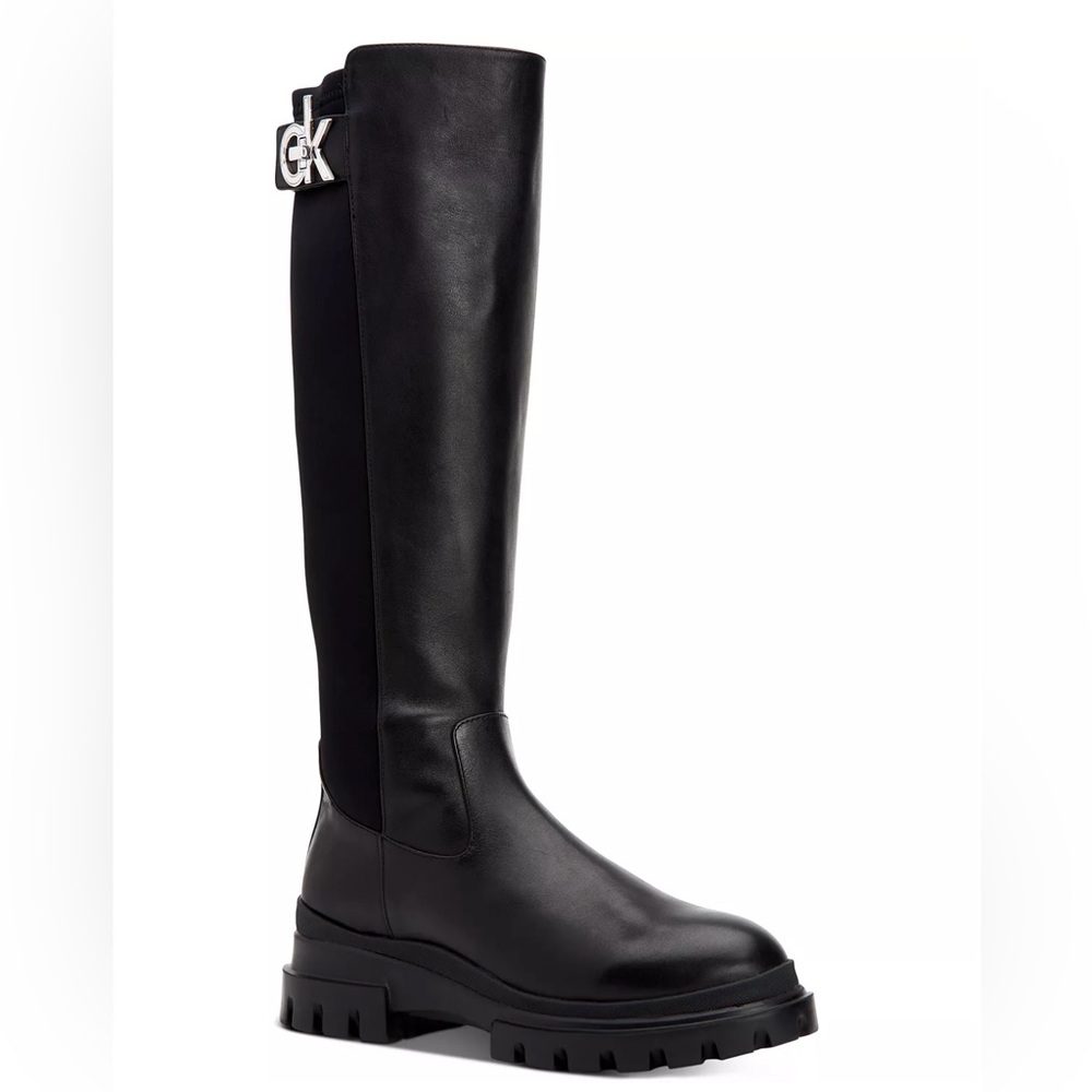 Calvin Klein
Women Medium Lonie Soft leather Boots, Black